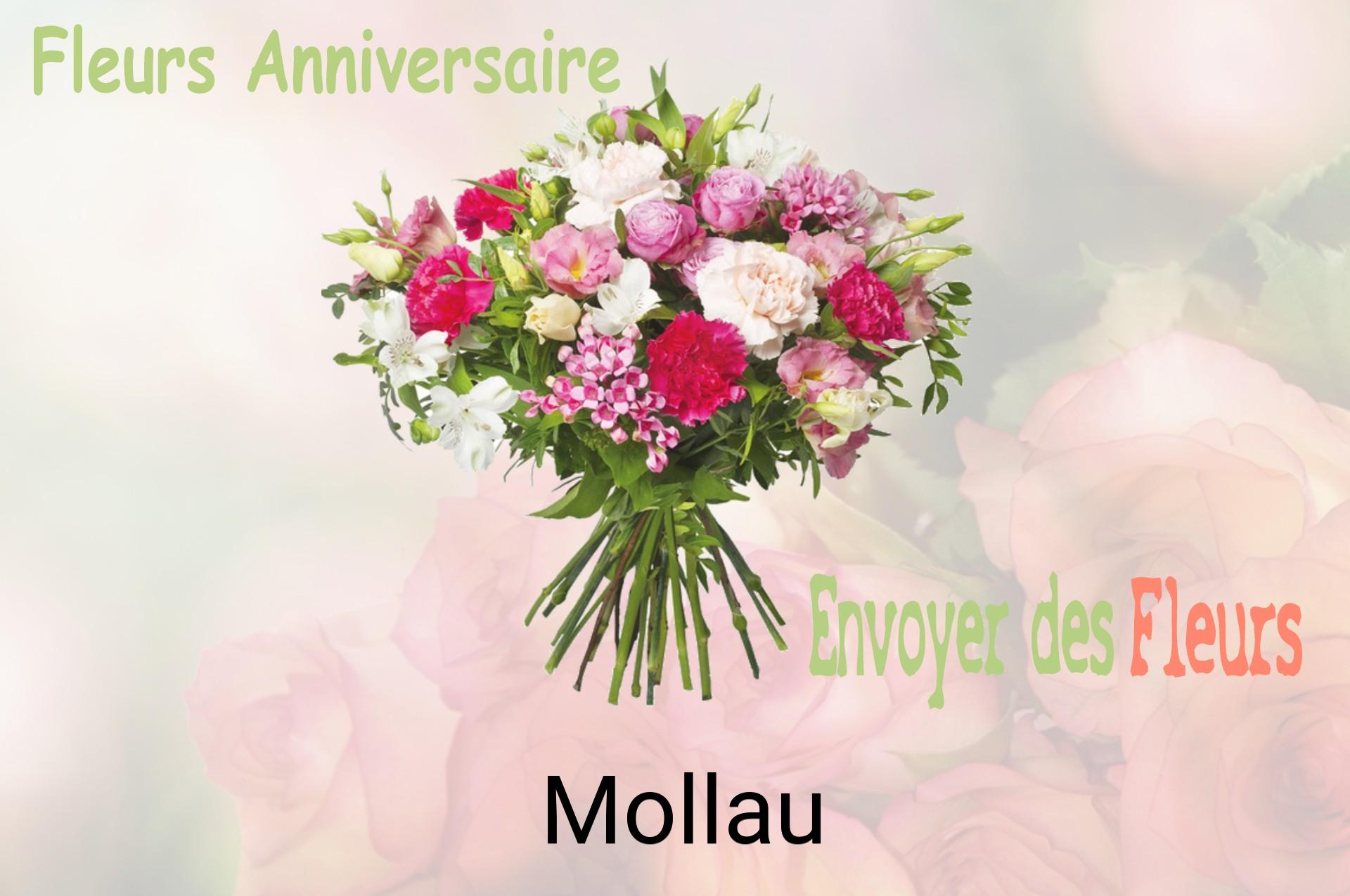 Bouquet de fleurs d’anniversaire livré à Mollau